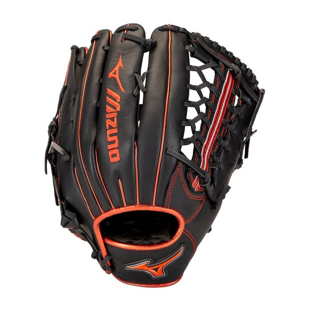 Guantes De Beisbol Mizuno MVP Prime SE Outfield 12.75" Hombre Negras/Rojas España DPIN-70986